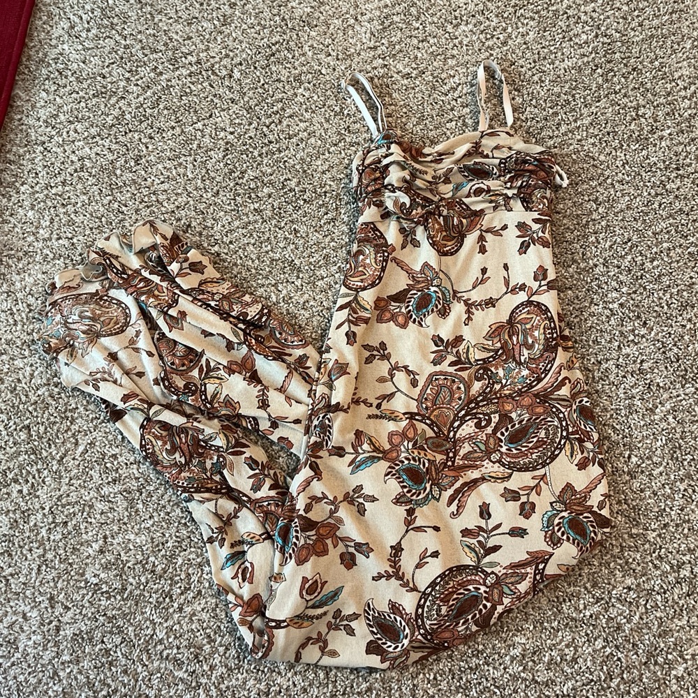 Long patterned dress
